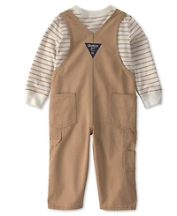 Osh Kosh Baby Boys' Long-Sleeve Striped Top and Jumper, 2-Piece Set