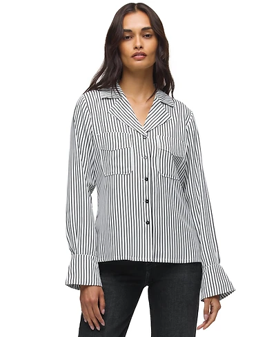 Hudson Jeans Women's Long-Sleeve Camp Shirt