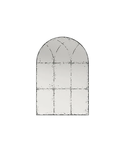 Busdays Wall Mount Semi Circle Mirror Versatile Decor for Bedroom Living Room Dining Room Fireplace Foyer
