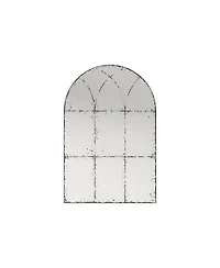 Busdays Wall Mount Semi Circle Mirror Versatile Decor for Bedroom Living Room Dining Room Fireplace Foyer