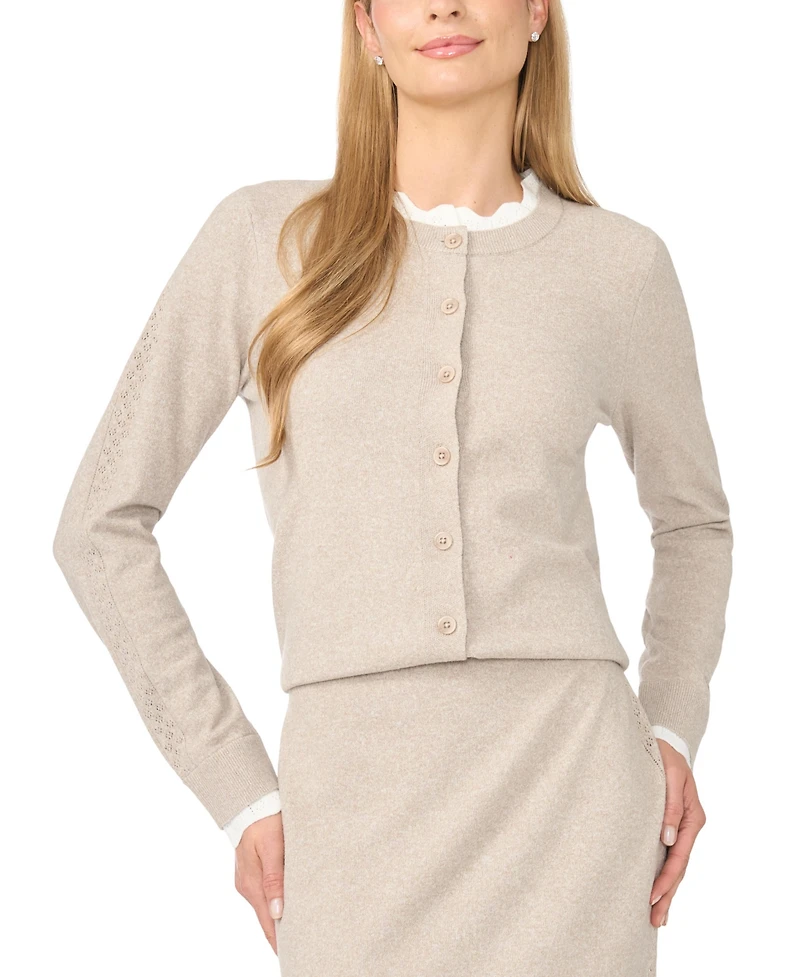 CeCe Women's Pull-On Pencil Knit Midi Skirt