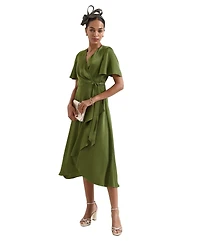 Phase Eight Women's Julissa V-Neck Satin Dress