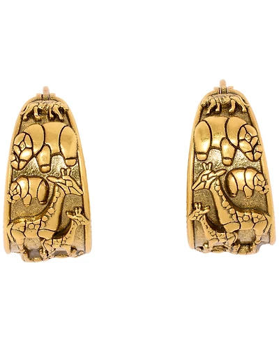 Kendra Scott Gold-Plated Raina Hoop Earrings