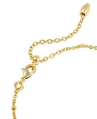 Kendra Scott 14k Gold-Plated Tiger Striped Elaina Delicate Chain Bracelet