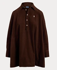 Polo Ralph Lauren Women's Corduroy Pleated Shirt Dress