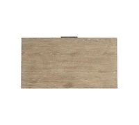 Bernhardt Tribeca 34" Wood Steel Base Nightstand