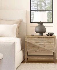 Bernhardt Tribeca 34" Wood 2-Drawer Nightstand