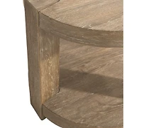 Bernhardt Tribeca 26" Wood Round Side Table