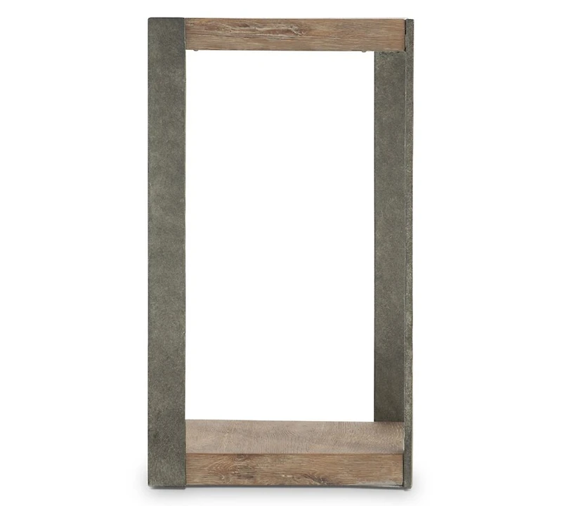 Bernhardt Tribeca 12.38" Wood & Steel Accent Table
