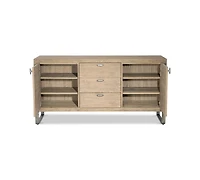 Bernhardt Tribeca 64" Wood & Steel Buffet