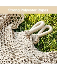 Piscifun Double Outdoor Hammock 2 Person Thick Polyester Rope Portable Heavy Duty 450lbs Capacity