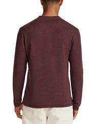 Weatherproof Vintage Men's Variegated Microstripe Waffle Henley T-Shirt