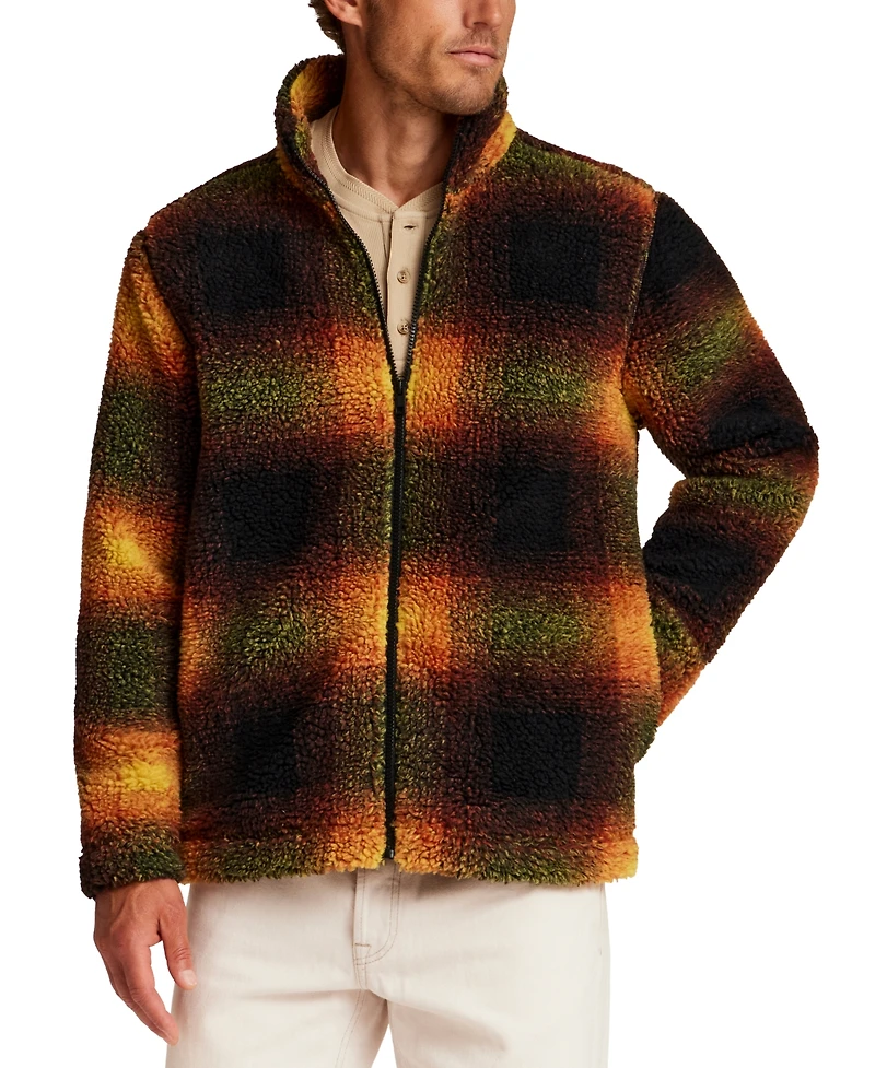 Weatherproof Vintage Men's Print Berber Fleece Jacket
