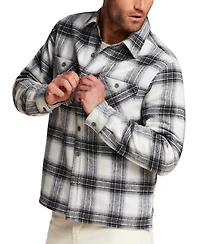 Weatherproof Vintage Men's Faux Wool Lined Shirt Jacket