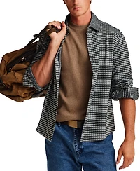 Weatherproof Vintage Men's Knit Check Long-Sleeve Shirt