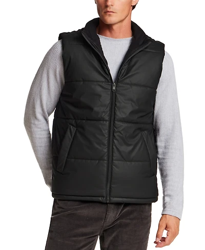 Weatherproof Vintage Men's Matte Zip Front Puffer Vest