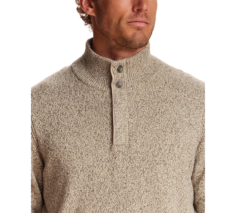Weatherproof Vintage Men's Mixy Mock Neck Sweater