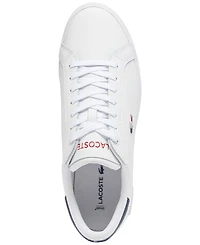 Lacoste Powercourt Leather Lace-Up Tennis Sneakers