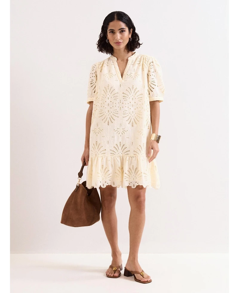 Phase Eight Women's Liliana Embroidered Mini Dress