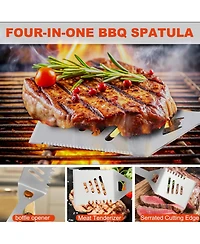 Xdovet Bbq Grill Tools Set Stainless Steel Barbecue Kit Aluminum Case Gifts for Men Dad