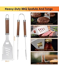 Xdovet Bbq Grill Tools Set Stainless Steel Barbecue Kit