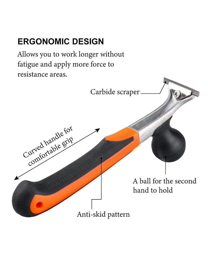 Xdovet Carbide Scraper Tool For Removing Varnish Glue Putty Scratch
