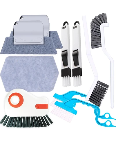 Xdovet Deep Cleaning Brush Set Window Door Track Tile Grout Kitchen Bathroom