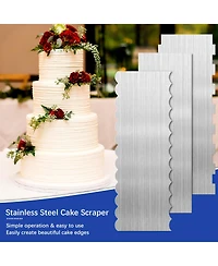 Xdovet Stainless Steel Cake Scraper Decorating Tool