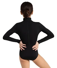 Capezio Long Sleeve Turtleneck Leotard w/ Snaps - Girls