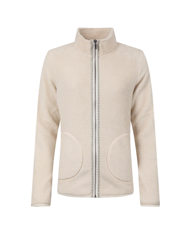 Weird Fish Women's Lucille Lightweight Full Zip Borg Fleece