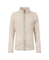 Weird Fish Women's Lucille Lightweight Full Zip Borg Fleece