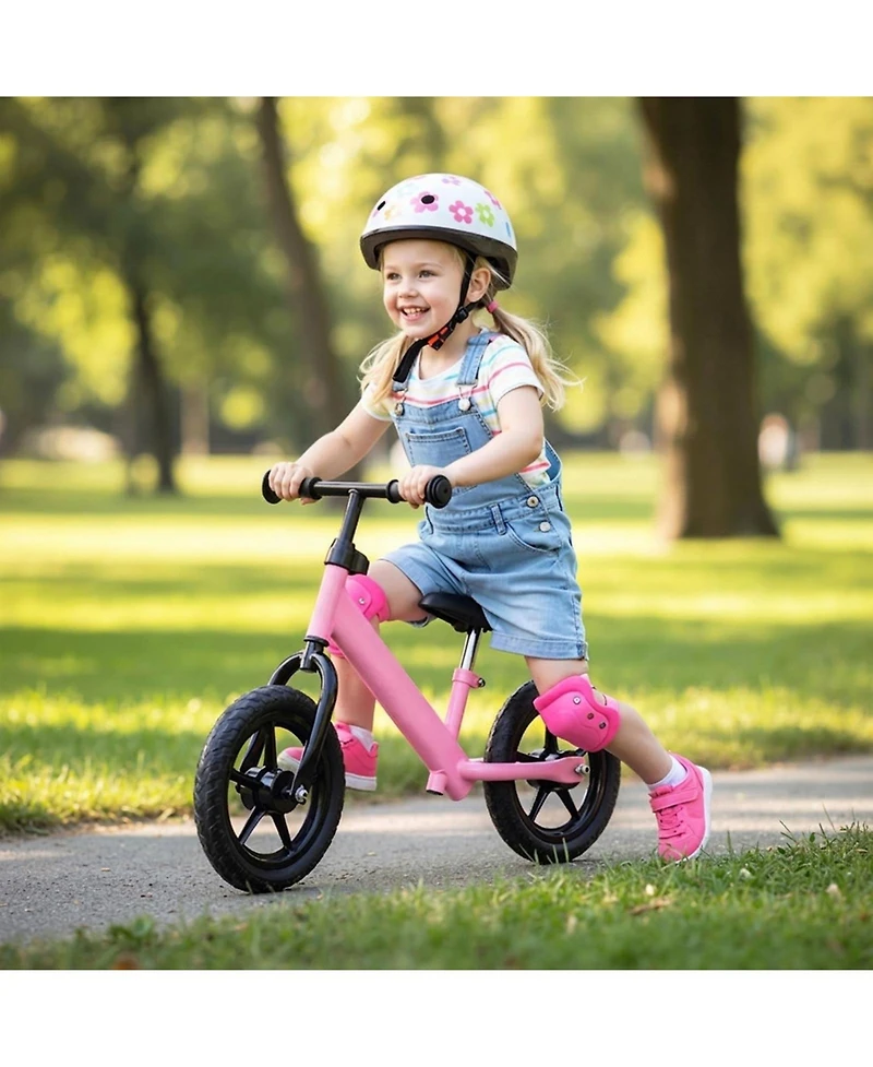Hongge Lightweight Toddler Balance Bike with 11-Inch Foam Tires