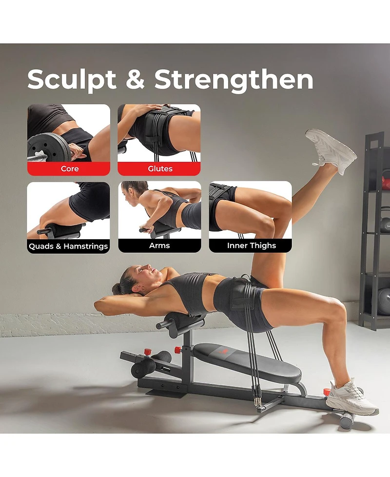 Sunny Health and Fitness Multifunction Core and Glute