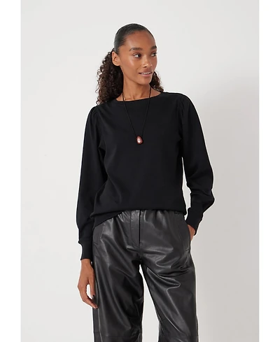 Hush Women's Emily Puff Sleeve Relaxed Top