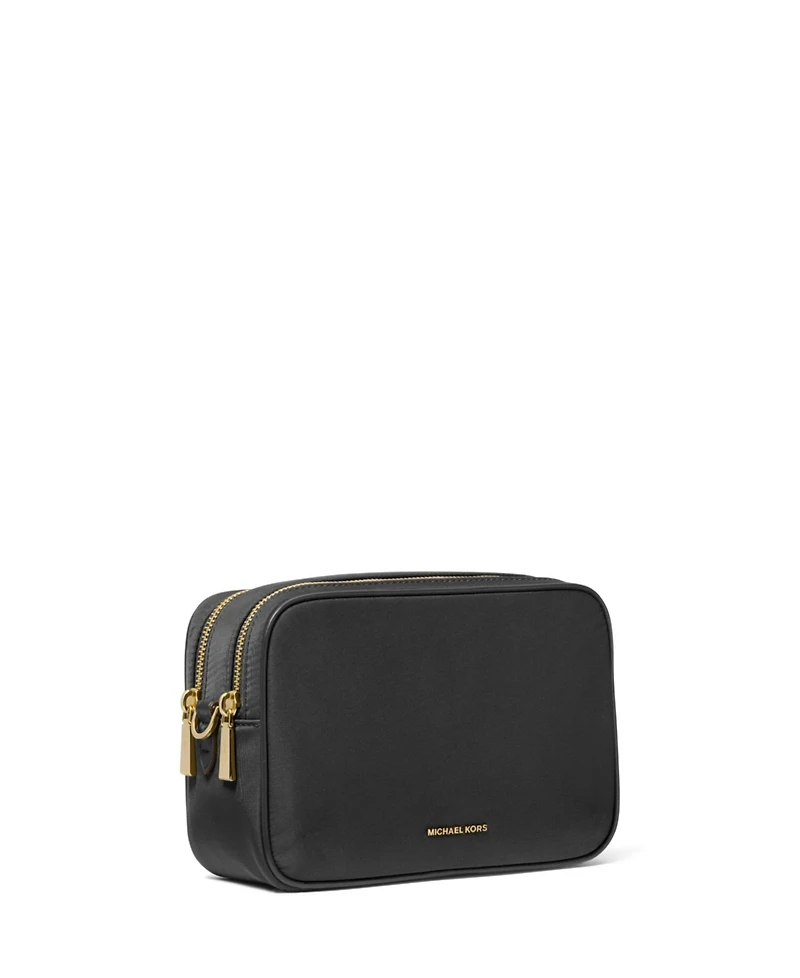 Michael Michael Kors Bryant Medium Double Zip Chain Camera Nylon Crossbody