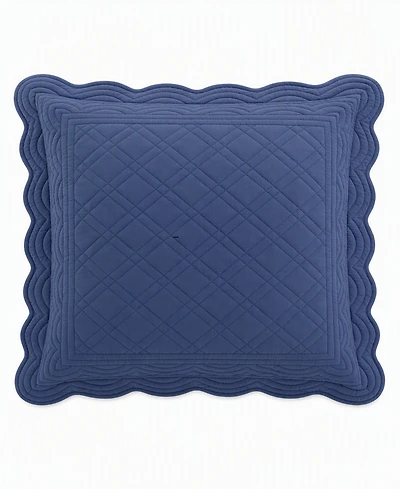 Charter Club Bailey Scallop Sham, Euro, Macy's Exclusive