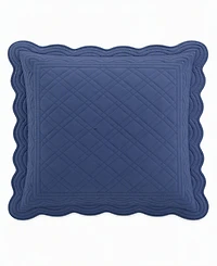 Charter Club Bailey Scallop Sham, Euro, Macy's Exclusive