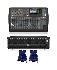 Behringer X32 32-Channel 16-Bus Total Recall Digital Mixing Console V4.0 Bundles with Powerplay 16 P16-m 16-Channel Digital Personal Mixer