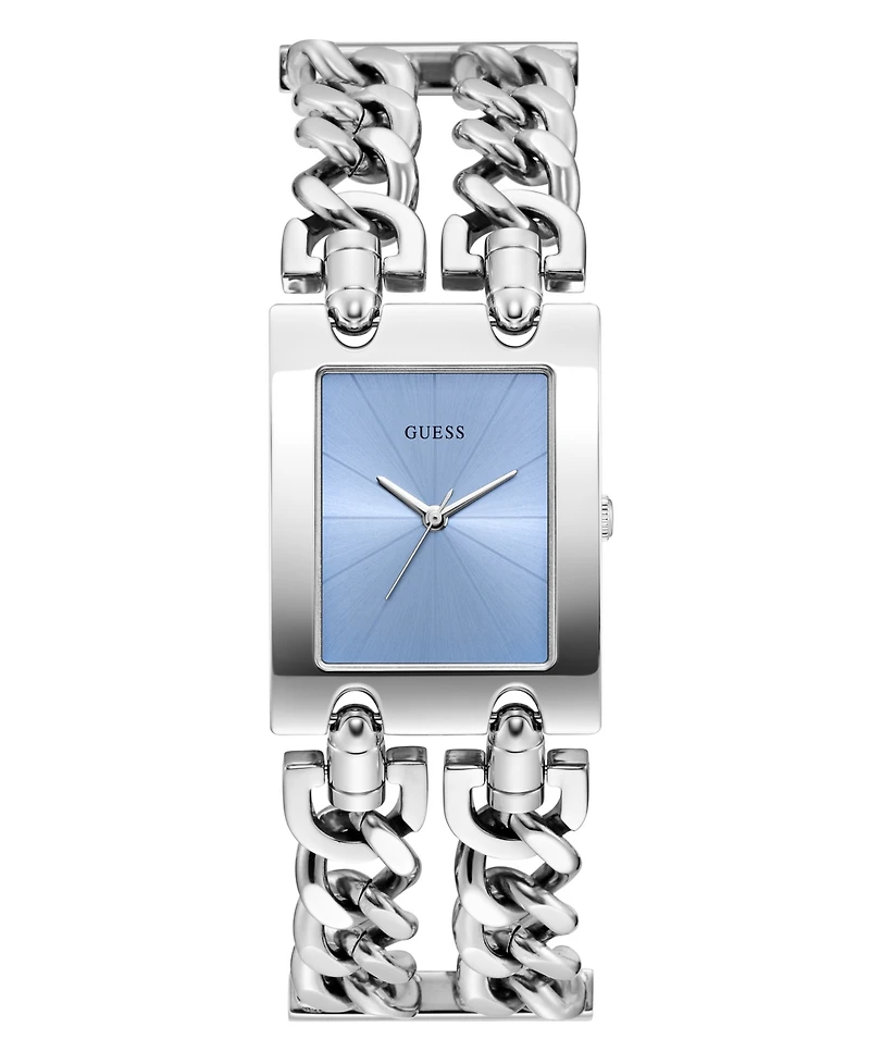 Guess Women's Quartz Silver -Tone Stainless Steel Watch 28mm