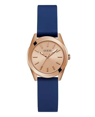 Guess Women's Quartz Blue Silicone Watch 32mm