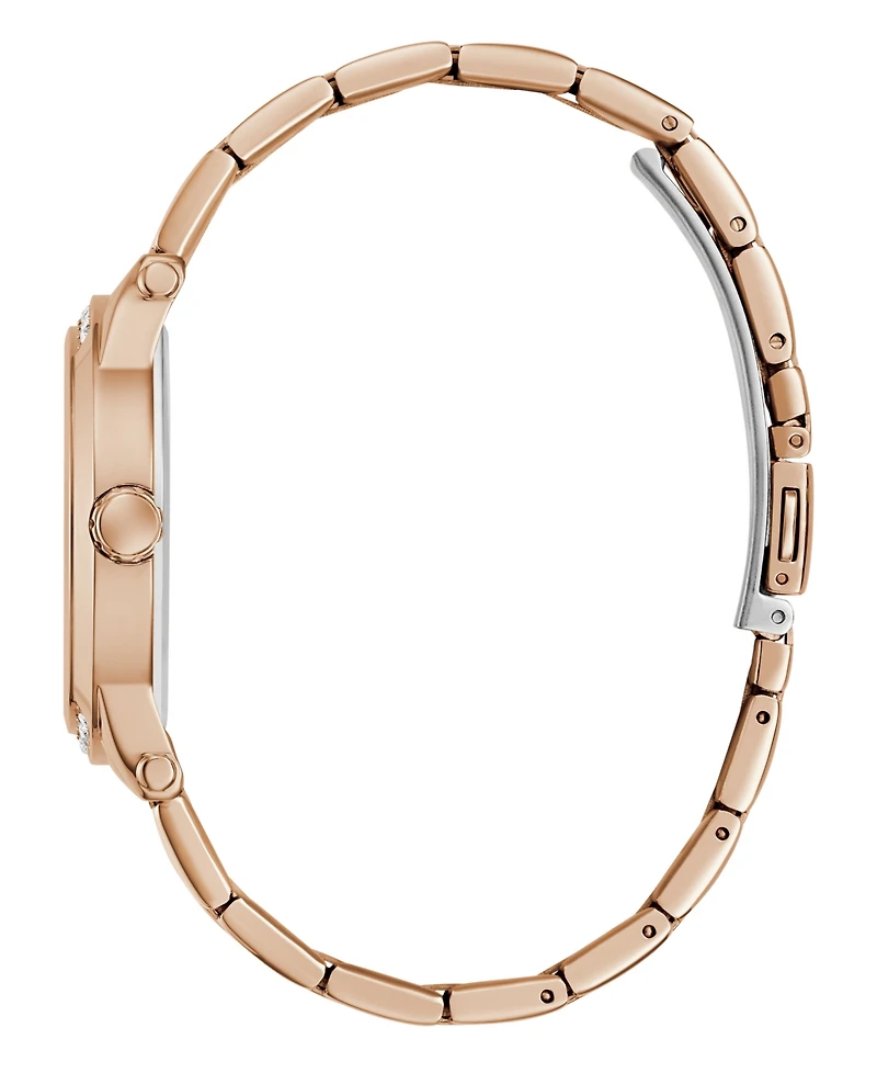 Guess Women's Quartz Rose Gold-Tone Stainless Steel Watch 36mm
