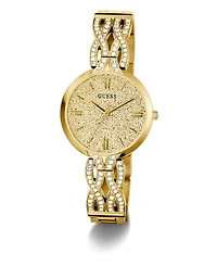 Guess Women's Quartz Gold-Tone Stainless Steel Watch 32mm