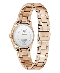Guess Women's Quartz Rose Gold-Tone Stainless Steel Watch 32mm