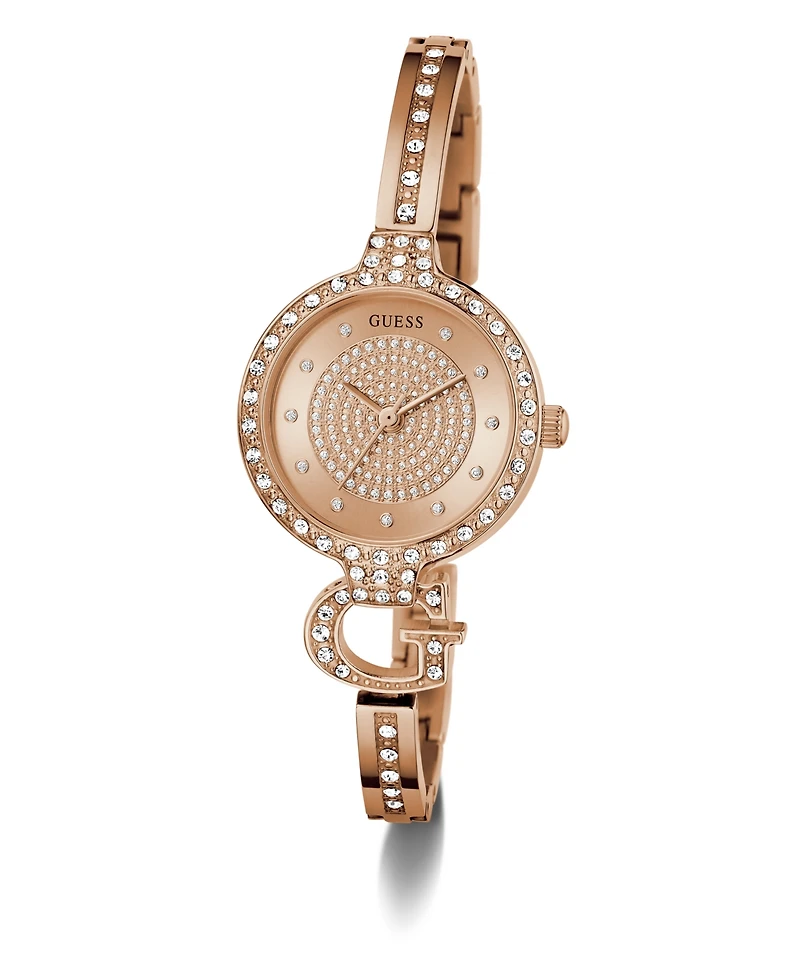 Guess Women's Quartz Rose Gold-Tone Stainless Steel Watch 28mm