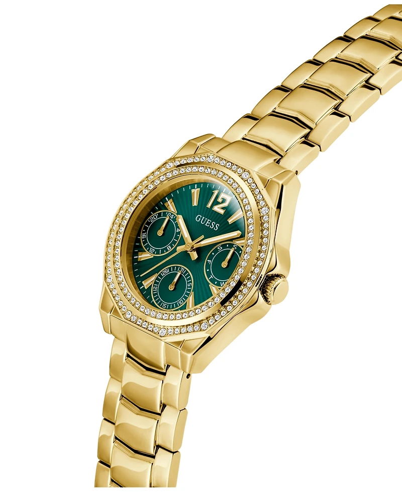 Guess Women's Quartz Gold-Tone Stainless Steel Watch 36mm