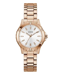 Guess Women's Quartz Rose Gold-Tone Stainless Steel Watch 35mm