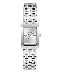 Guess Women's Quartz Silver-Tone Stainless Steel Watch 24mm x 23mm