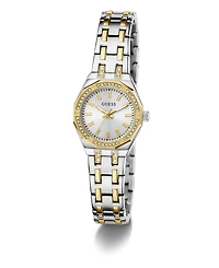 Guess Women's Quartz Two-Tone Stainless Steel Watch 25mm
