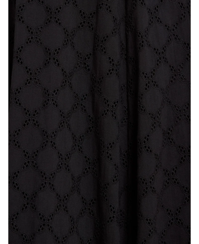 Needle & Thread Women's Marisol Square-Neck Short-Sleeve Cotton Broderie Gown
