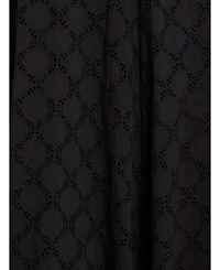 Needle & Thread Women's Marisol Square-Neck Short-Sleeve Cotton Broderie Gown